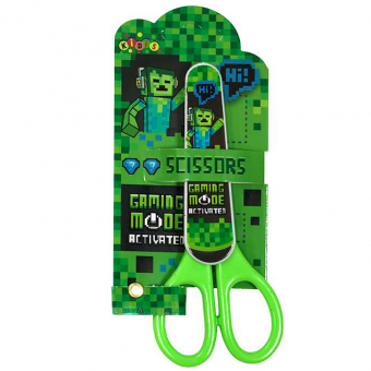 Купить Ножницы детские в футляре на блистере 13,5 см. "Gaming mode" оптом